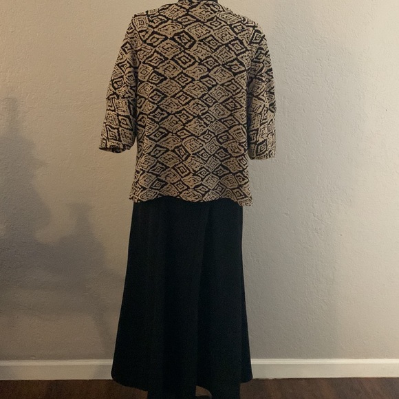 Perceptions 2 piece black dress with jacket size 18 - Picture 6 of 15